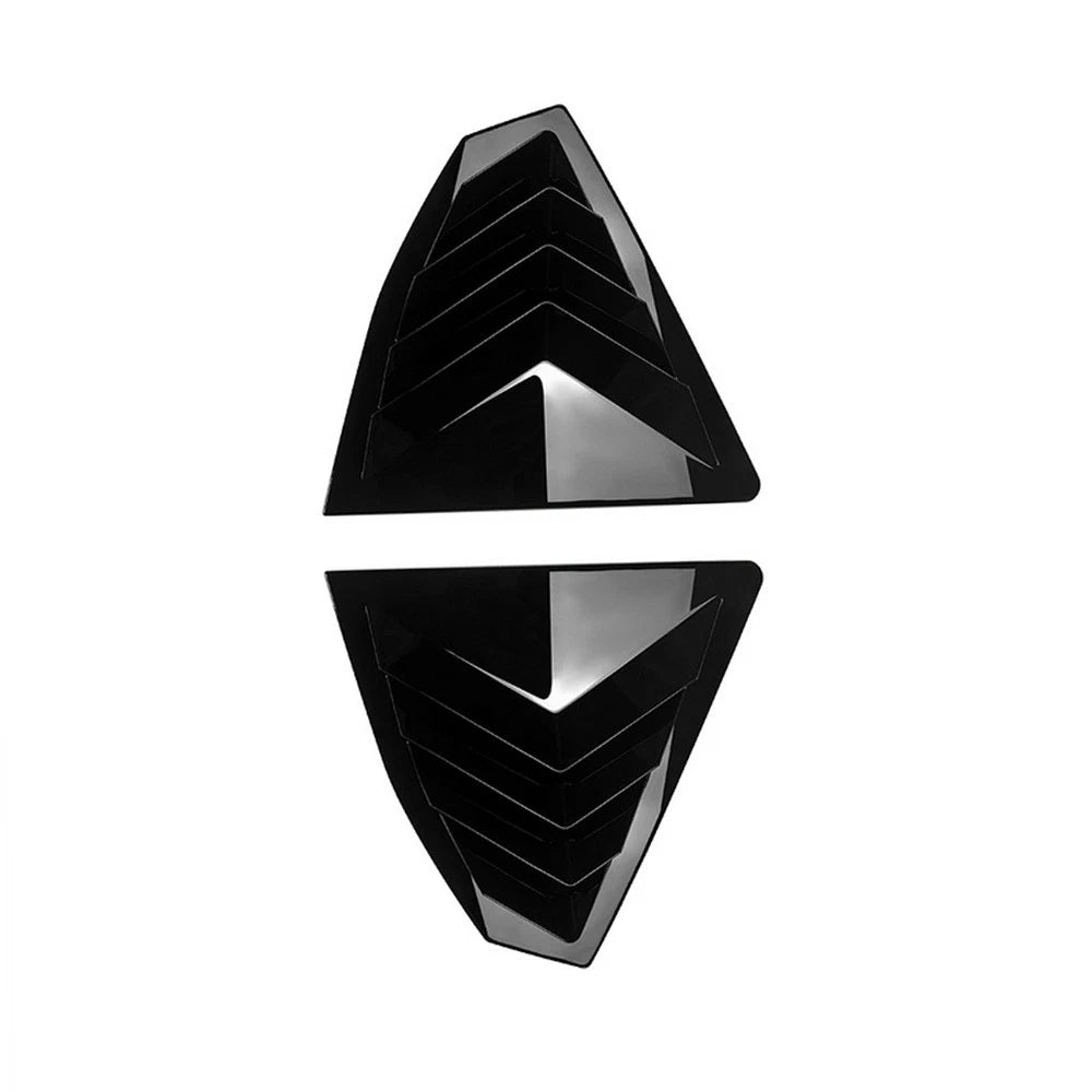 Black Rear Window Louvers for Subaru WRX STI (2022 - Present)