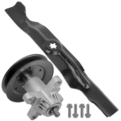 Deck Spindle Assembly with Pulley for MTD RZT-50 17AF2 Zero-Turn (2016–2016)