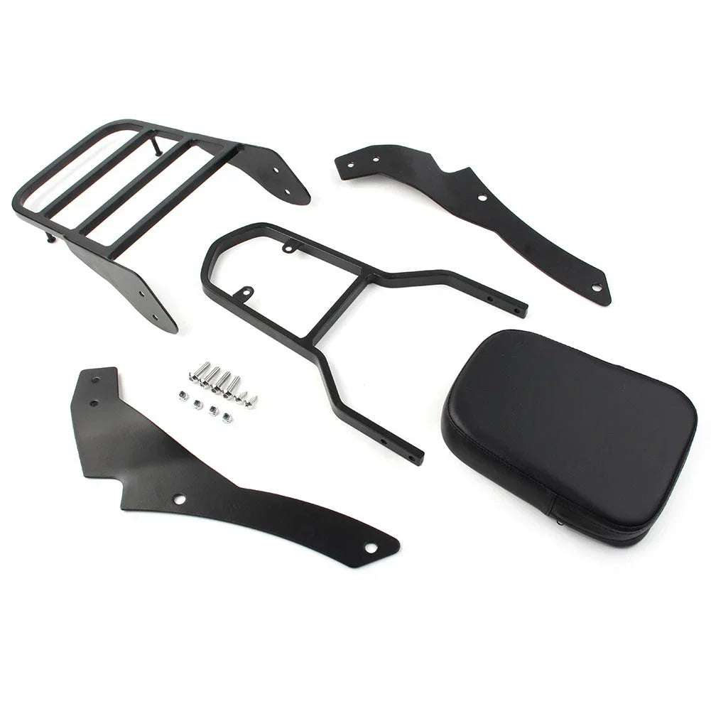 Backrest Sissy Bar Luggage Rack for Yamaha Dragstar V-Star 650 400 (96-11)