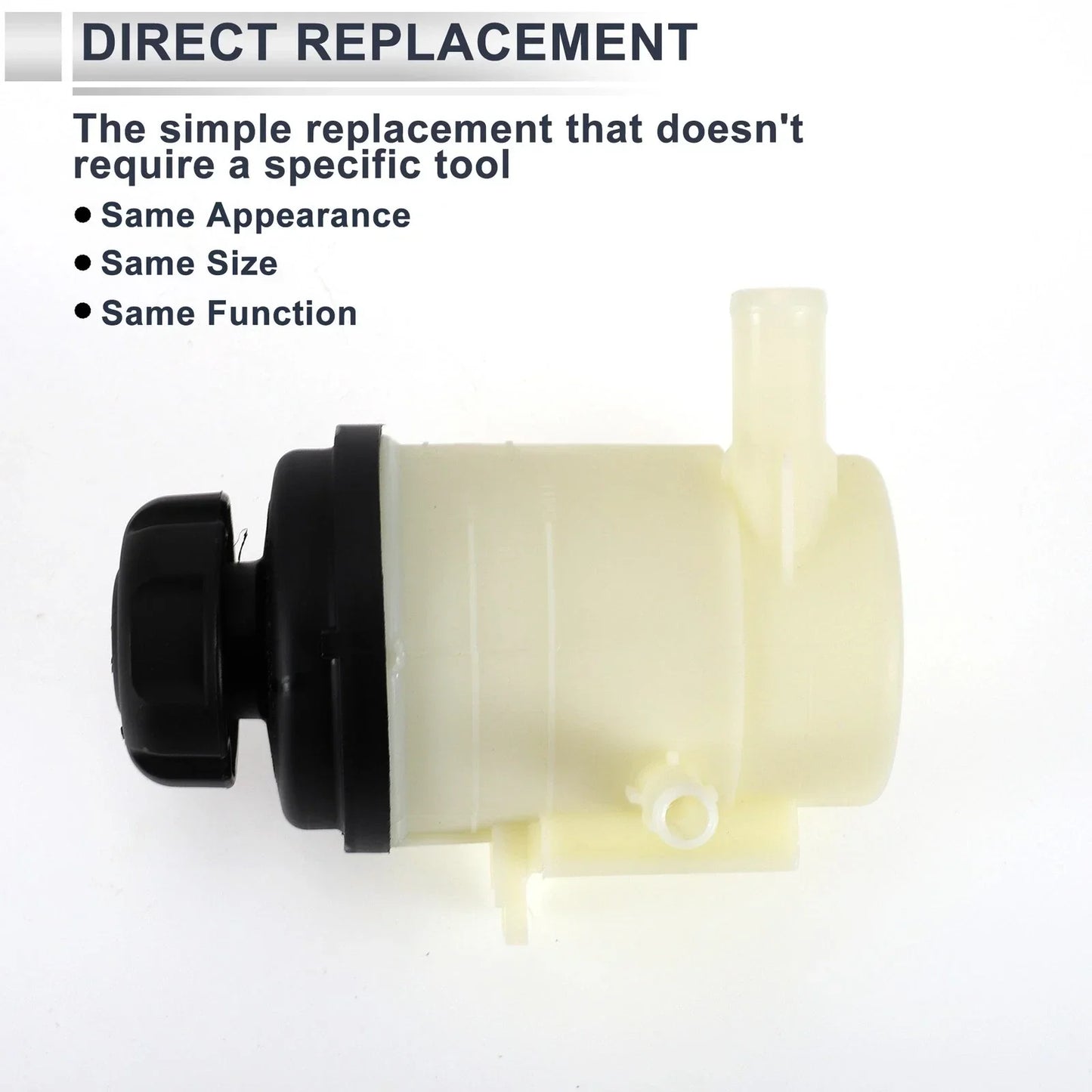 Power Steering Reservoir for Hyundai Sonata (2006-2010) 1 x Beige Cover