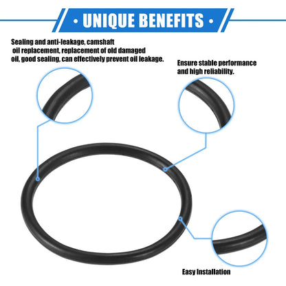 Engine Crankshaft Oil Seal for Honda Accord (1990-1997) Rubber Black