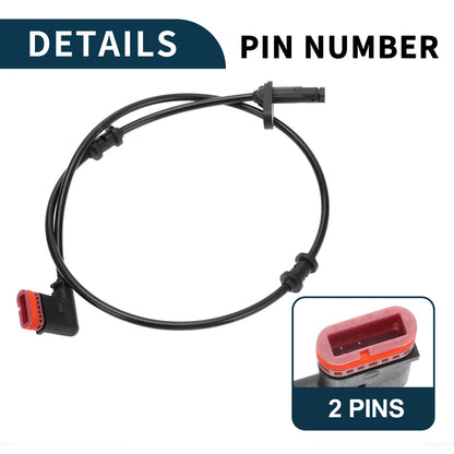 2 x Rear Side ABS Wheel Speed Sensors for Mercedes-Benz CLS550 (2012-2018)