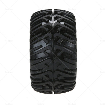 4x Wheel Rim & Tires for HSP 1:10 Monster Truck RC Car