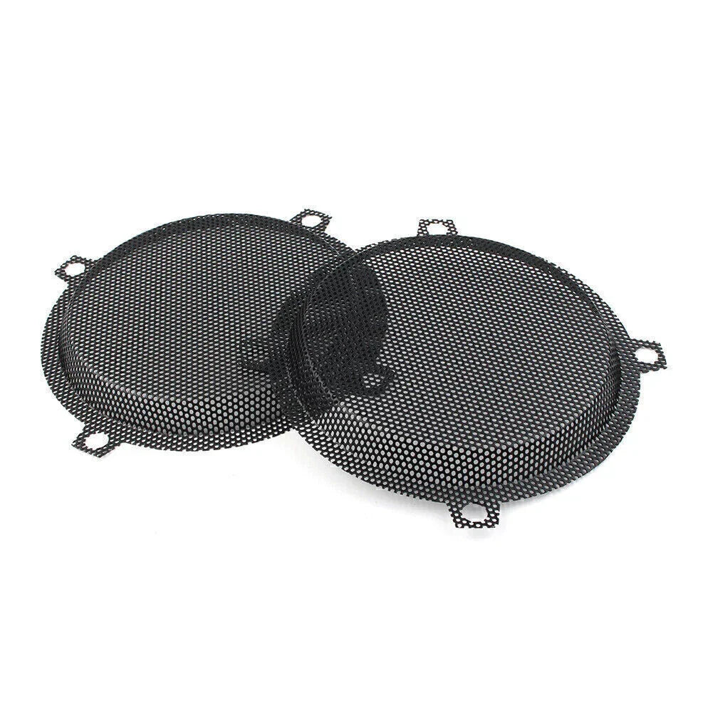 Black Wired Steel Mesh Speaker Grills for Harley Davidson Electra Glide