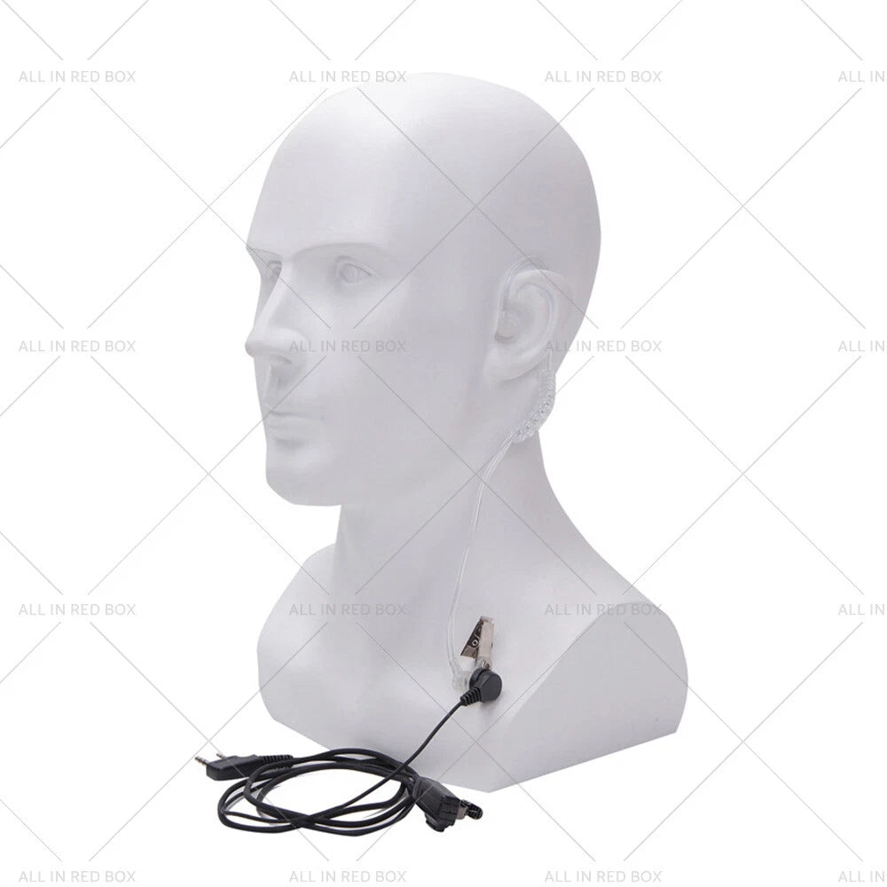 Covert Acoustic Tube Earpiece Headset Mic for Baofeng Kenwood
