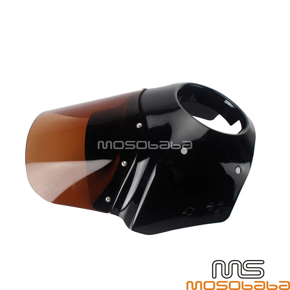 Smoke Windshield Headlight Fairing for Harley XL883 XLH1200 XL883N (2004-2023)