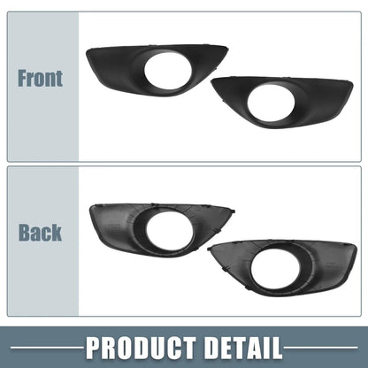 Front Left Right Fog Light Grille Cover for Hyundai Santa Fe (2010-2012) 2 x