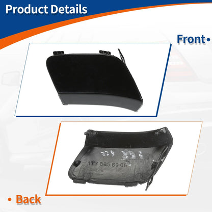 Front Bumper Tow Hook Cover for Mercedes-Benz CLA250 (2014-2019) Black