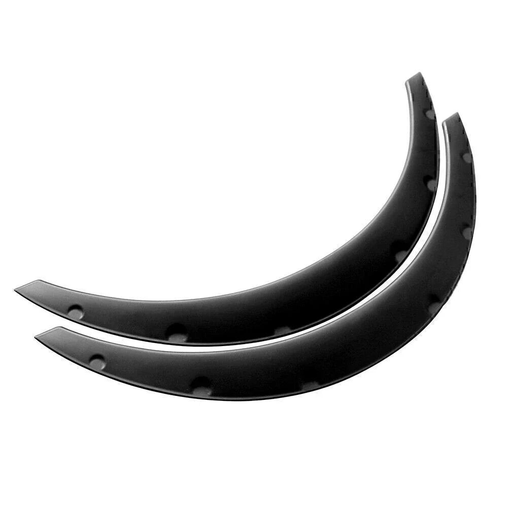 2.75" Universal Flexible Car Body Wheel Fender Flares Extra Wide Arches