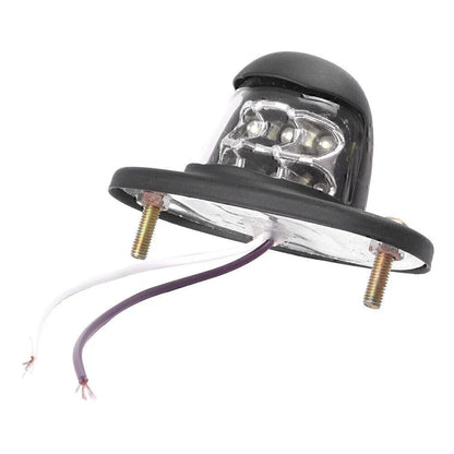 Universal 12V 6 LED White License Plate Lights for Car Truck SUV