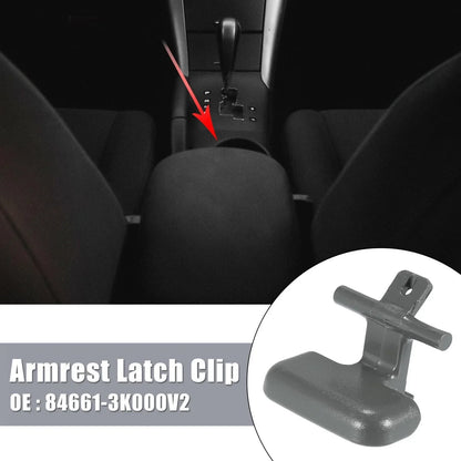 Armrest Latch Clip for Hyundai Sonata 2009-2010 (2 x) Grey