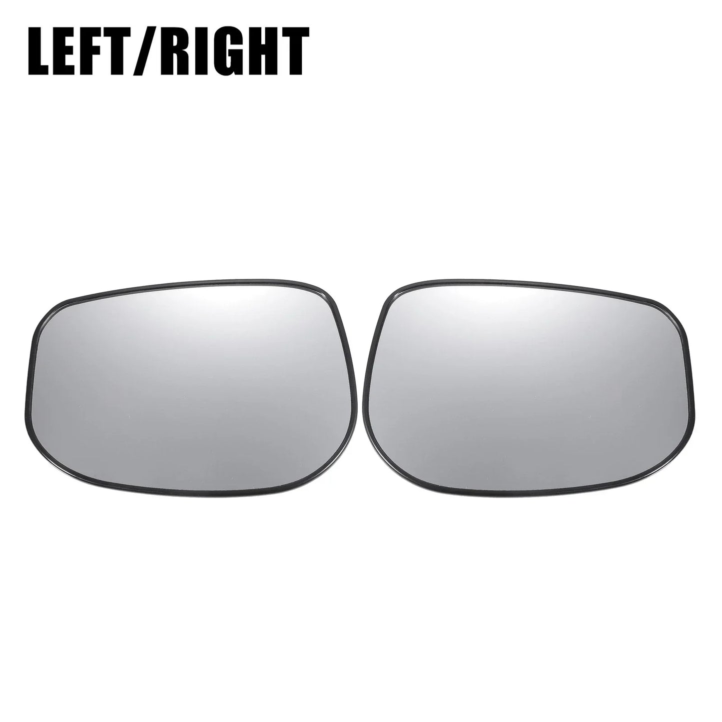 Pair White Mirror Glass w/ Back Non-heated for Honda Fit (2009-2013)