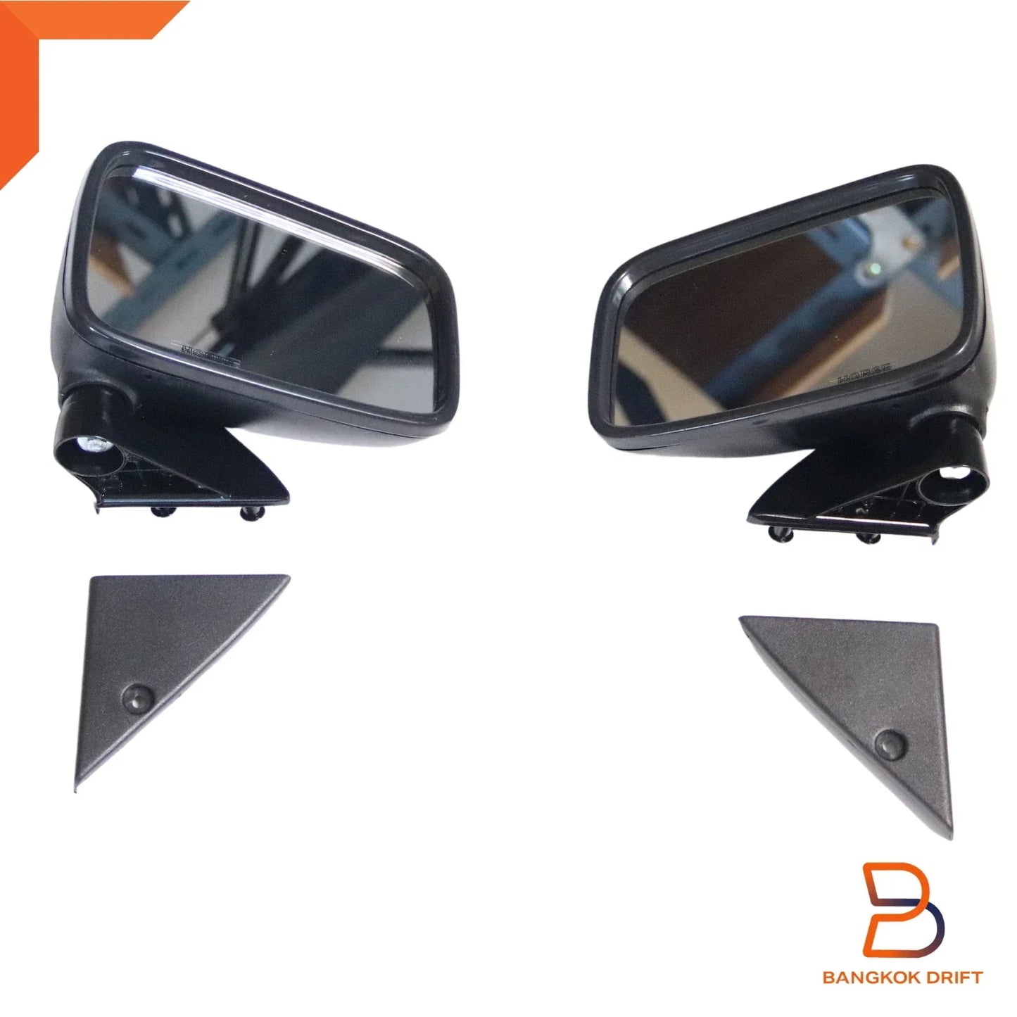 Pair Side Door Mirror for Mazda B Series Bravo Ute & Ford Courier (85-98)