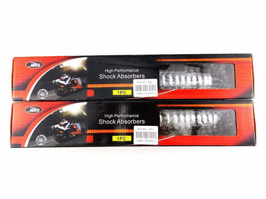 340mm JBS Black/Chrome Rear Shock Absorbers for BMW R60/7 (1977-1978)