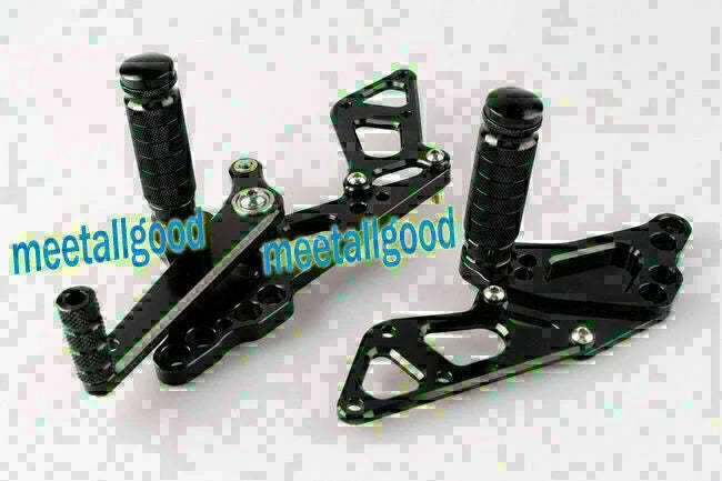 Rearset Foot Pegs for Suzuki GSXR 600 750 K11 (2011-2023) Black