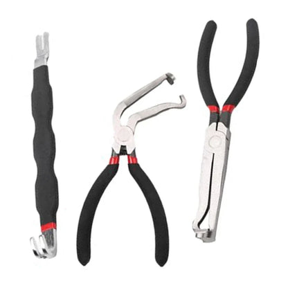 3 Piece Automotive Disconnect Pliers for Electrical Connector Removal Universal