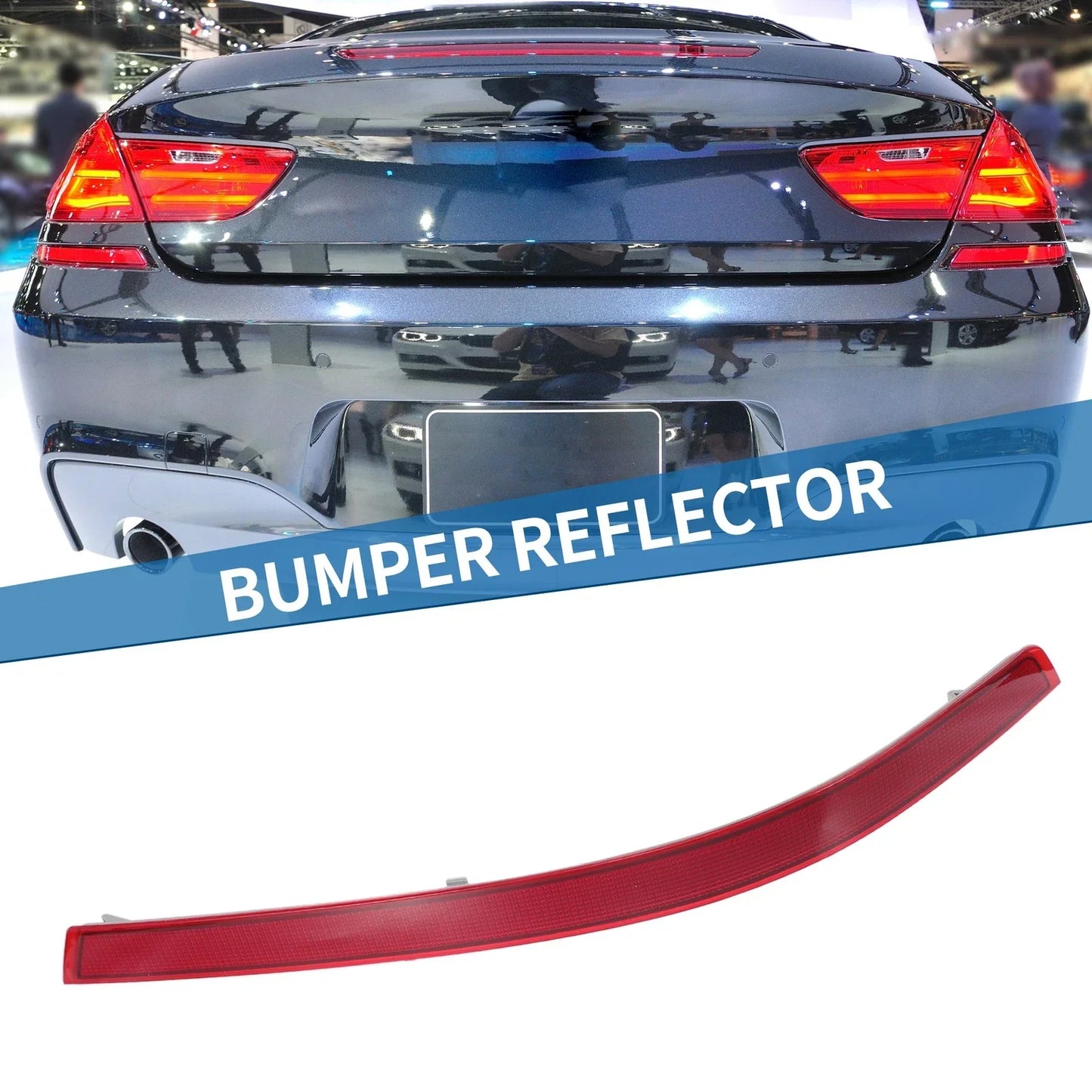 Rear Right Bumper Reflector for Mercedes-Benz R350 (2011-2012) Red