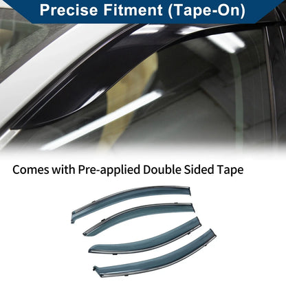 Window Deflectors for Chevrolet Aveo Sedan 2007-2010 2 x Side Vent Visors