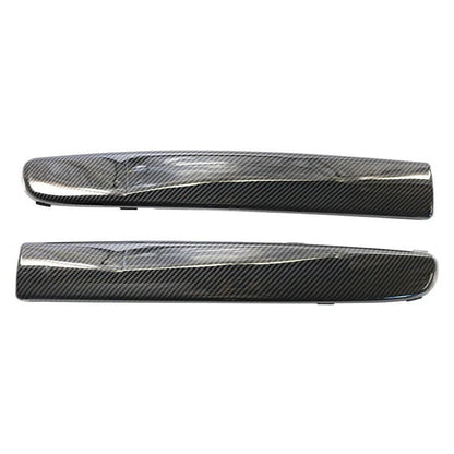 Carbon Fiber Front Bumper Corner Trim Cover for FIAT 500 (2007-2015)