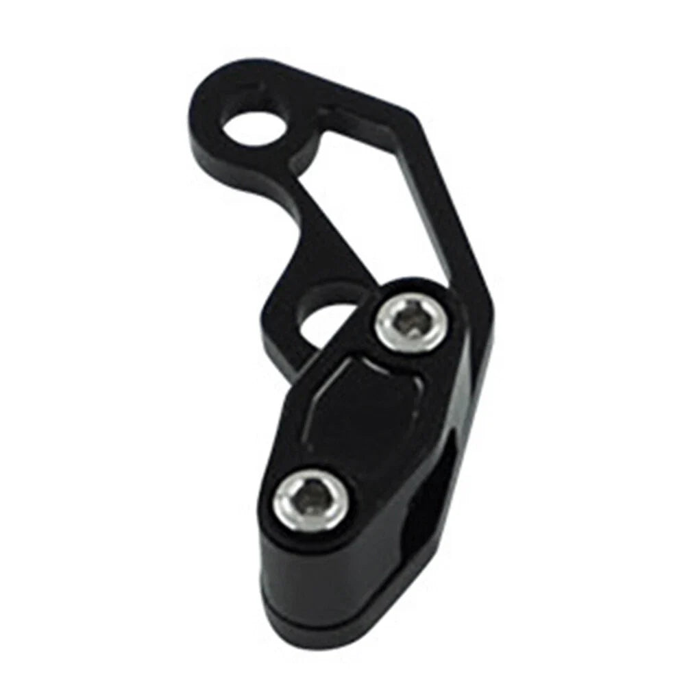 Oil Pipeline Brake Line Clamp Protector for Motor Bikes Aluminum Black
