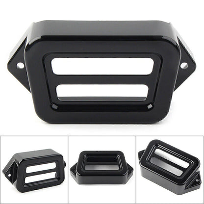 Black Voltage Regulator Cover for Harley Road Glide, Road King (1998-2008)