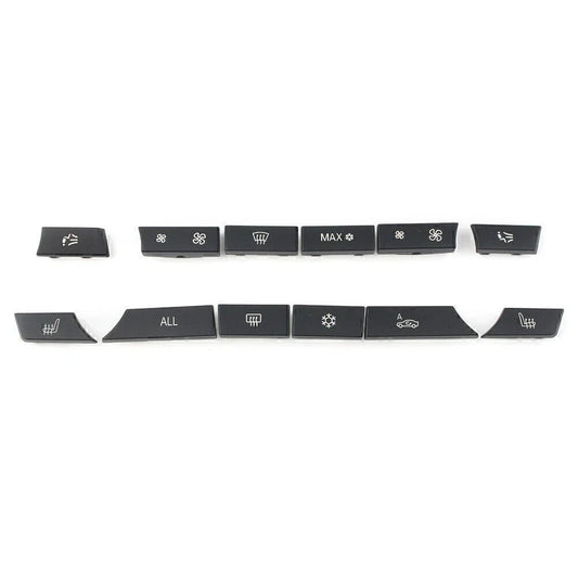 12 Button Key Caps for BMW 5 6 7 Series F01 F12 (2008-2017)