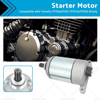 Starter Motor for Yamaha YFM550FWA Grizzly 550, YFM700 EPS (2009-2015)