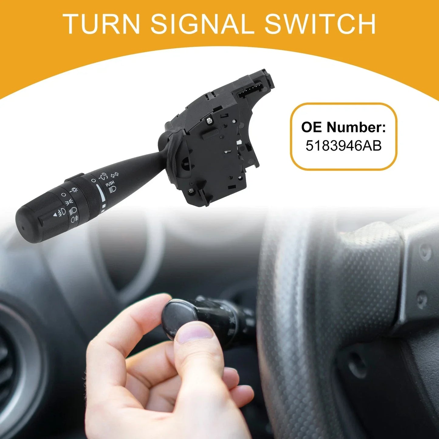 Steering Column Turn Signal Switch for Dodge Avenger Caliber Journey (2008-2014)