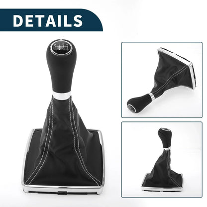 6 Speed Manual Gear Shift Knob & Cover for Mercedes-Benz C-Class (2001-2007)