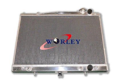 Aluminum Radiator & Fans for Nissan Frontier Xterra 1998-2004