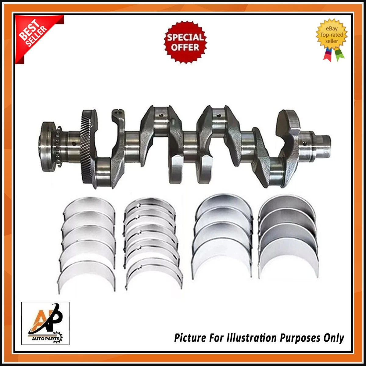 Crankshaft Rebuild Kit for Jaguar Land Rover 2.0 Ingenium (2017–2019)