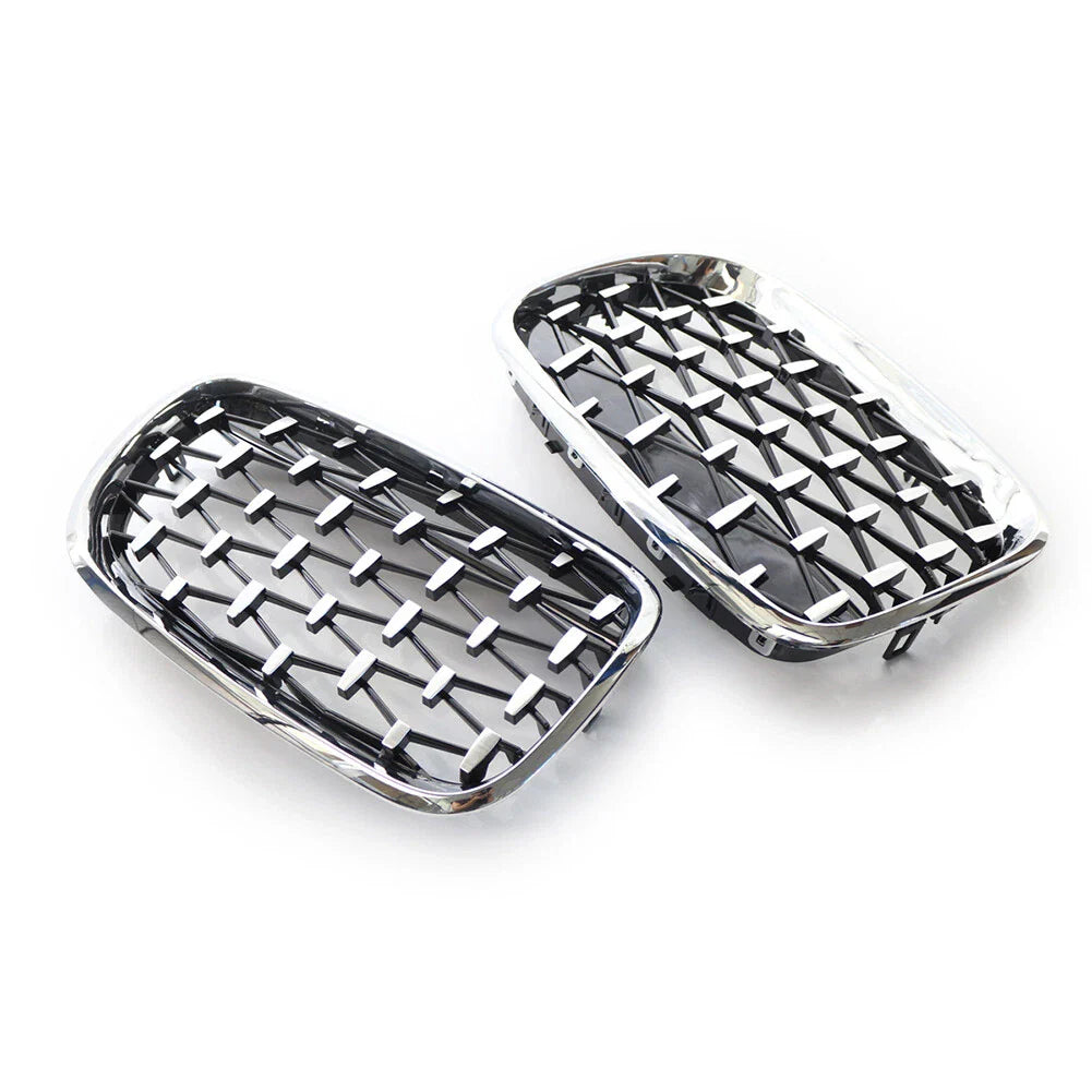 Diamond Style Chrome Front Kidney Grille for BMW X5 (2007-2013)