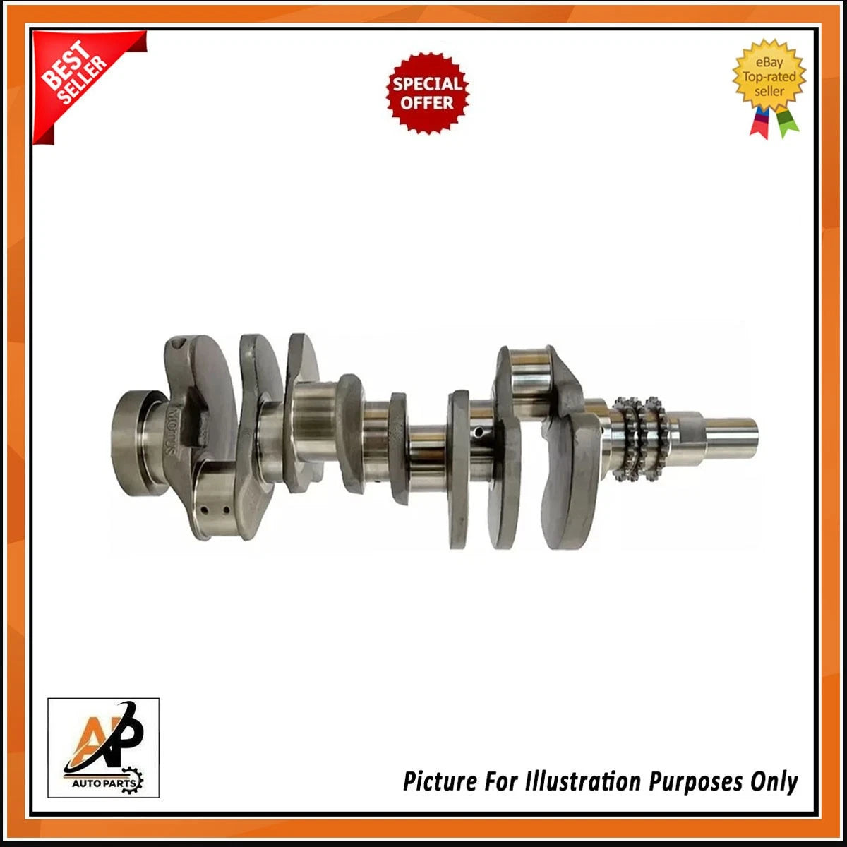 Crankshaft Rebuild Kit Alloy Steel for Range Rover Sport II L494 (2014–2019)