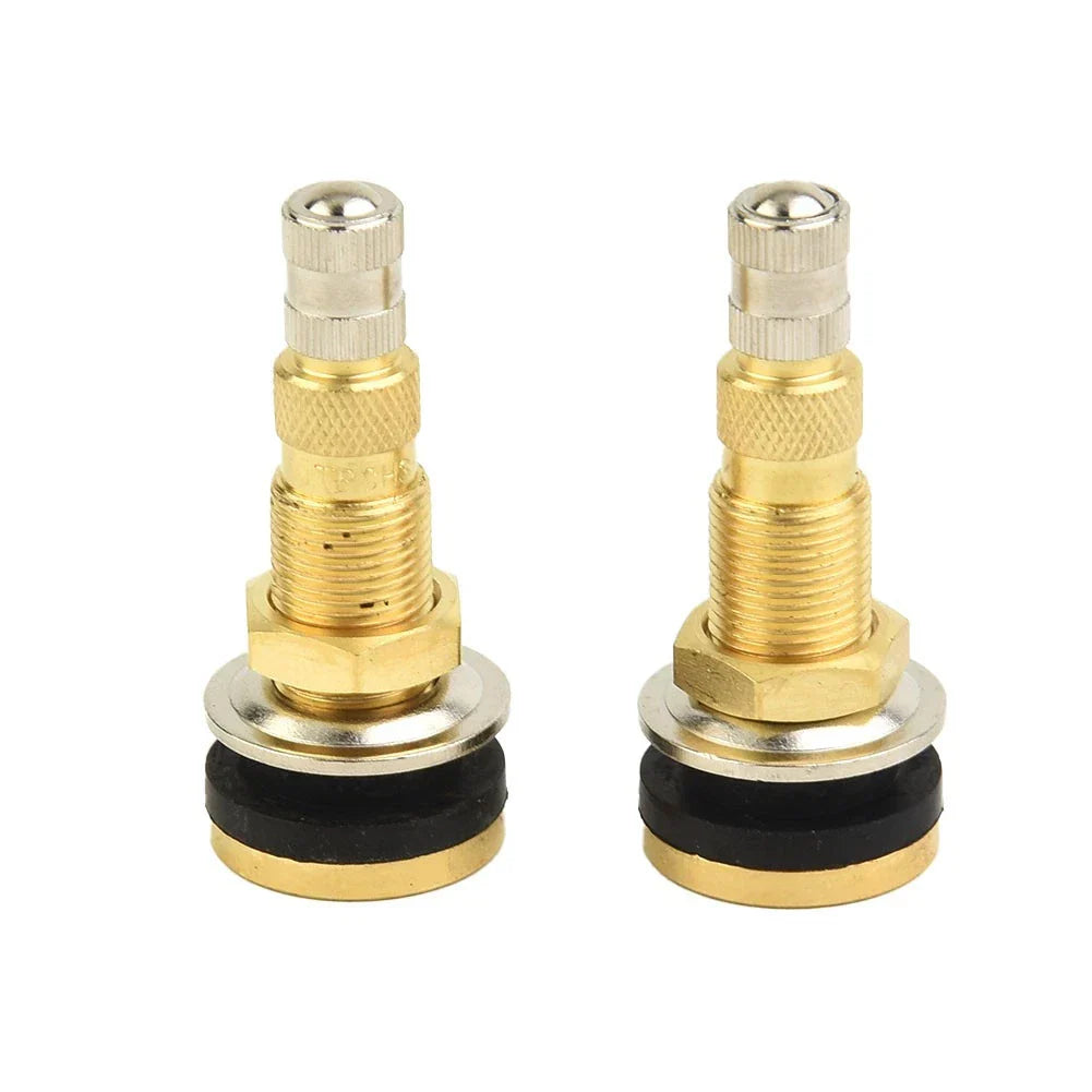 Valve Stem Pack / 2 x 1-7/8" / Air Liquid Tubeless Copper for Auto