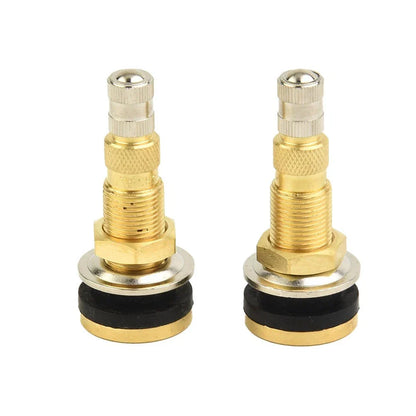 Valve Stem Pack / 2 x 1-7/8" / Air Liquid Tubeless Copper for Auto