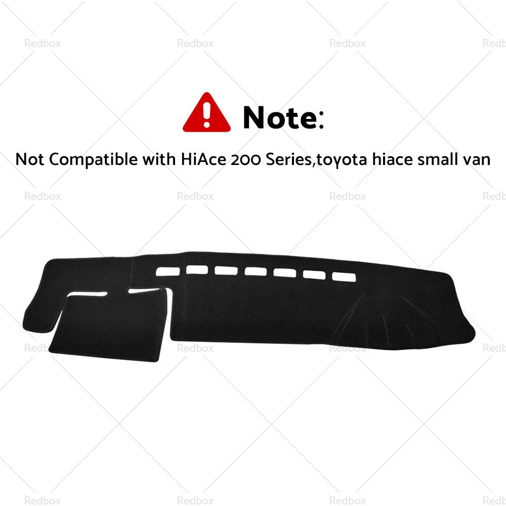 Dash Mat for Toyota Hiace SLWB Van Dashboard Cover 2005-2018