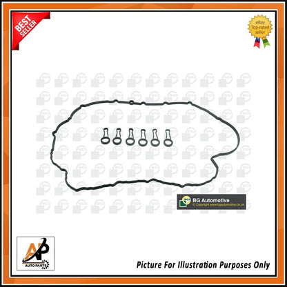 Cylinder Head Cover Gasket Set OEM Replacement for BMW 3 4 5 Diesel N57 (2010–2018)