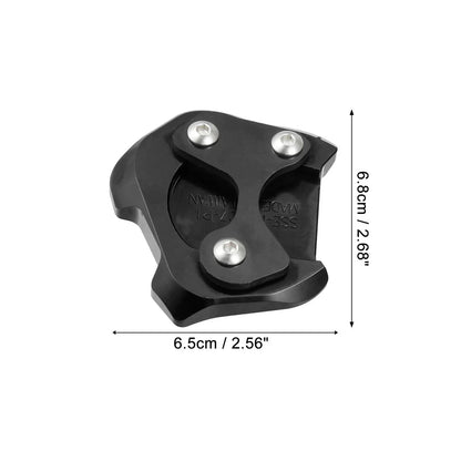 Kickstand Pad Set Aluminum Alloy for HONDA CB200X (2021-2022) Black