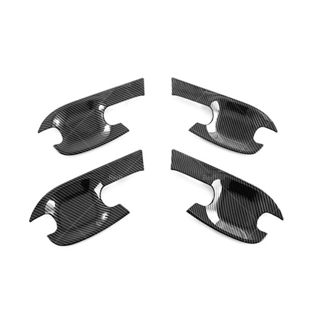 Carbon Fiber Exterior Door Handle Bowl Cover for Isuzu D-Max 2021-2022
