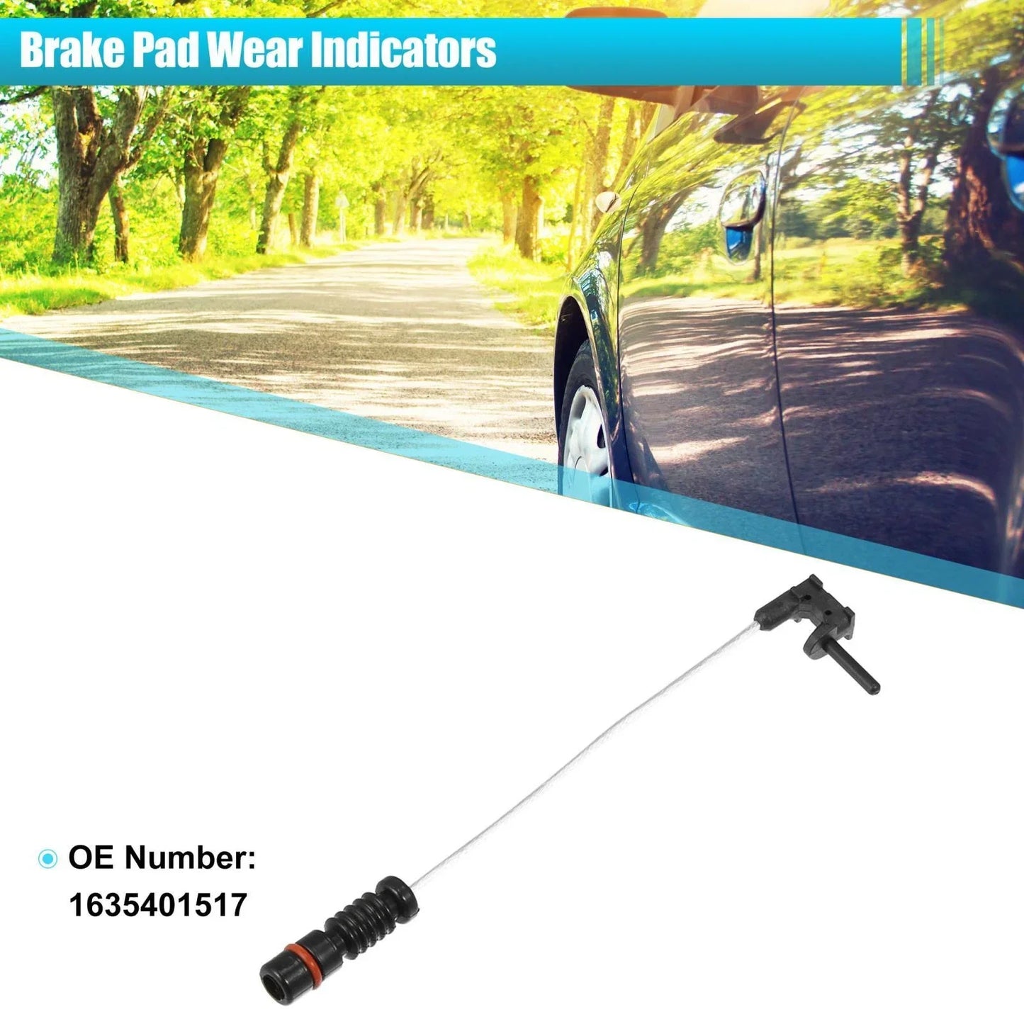 4 x Brake Pad Wear Sensors for Mercedes-Benz W163 (2000-2006)