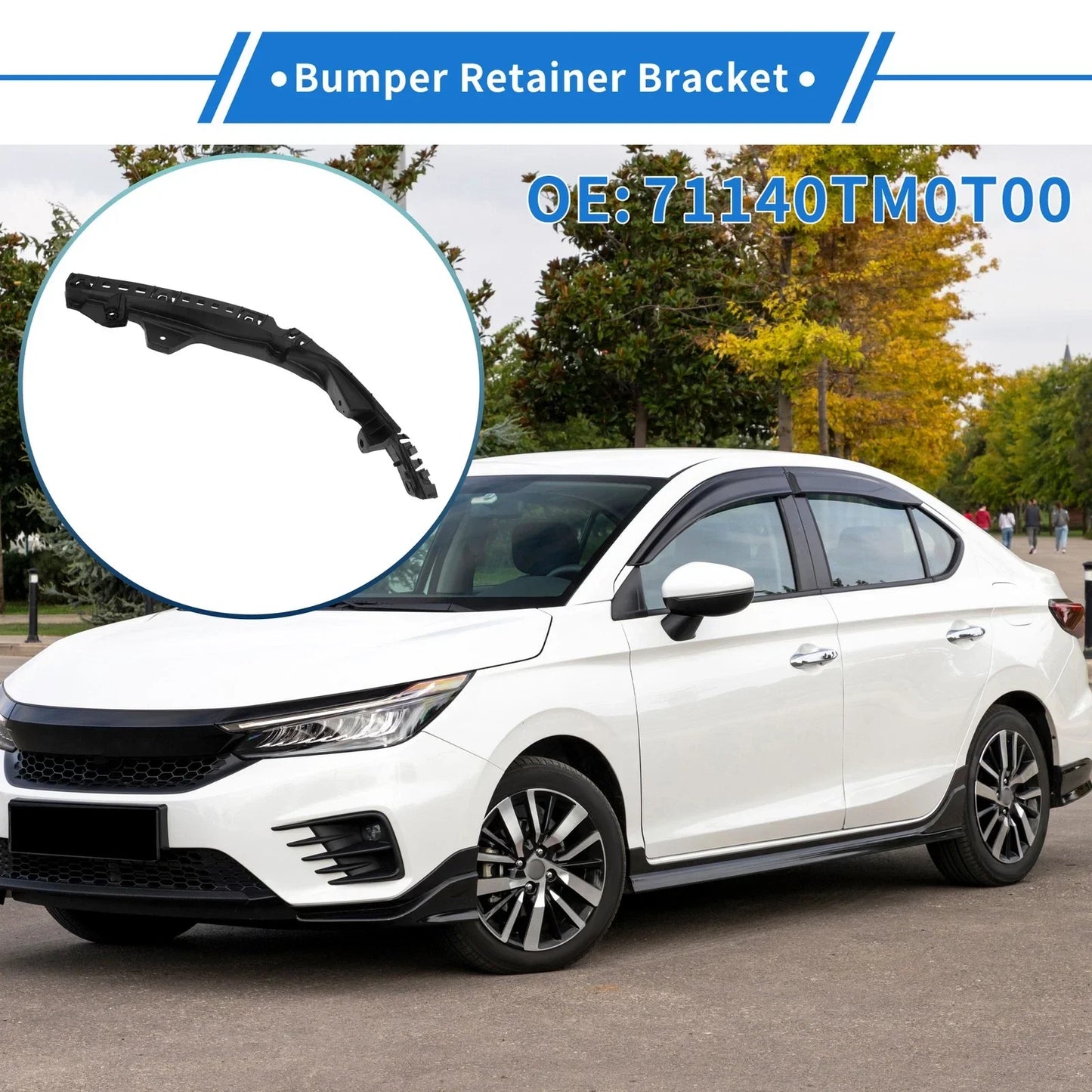 Front Right Bumper Retainer Bracket for Honda City (2009-2014)
