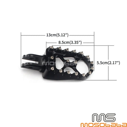 Motorcycle Foot Pegs for Harley Softail Street Bob FXBB Slim Fat Bob (2018-2022)