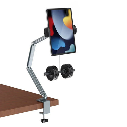 Tablet Phone Mount Holder - Flexible Arm Universal Lazy Clip for Bed Desk