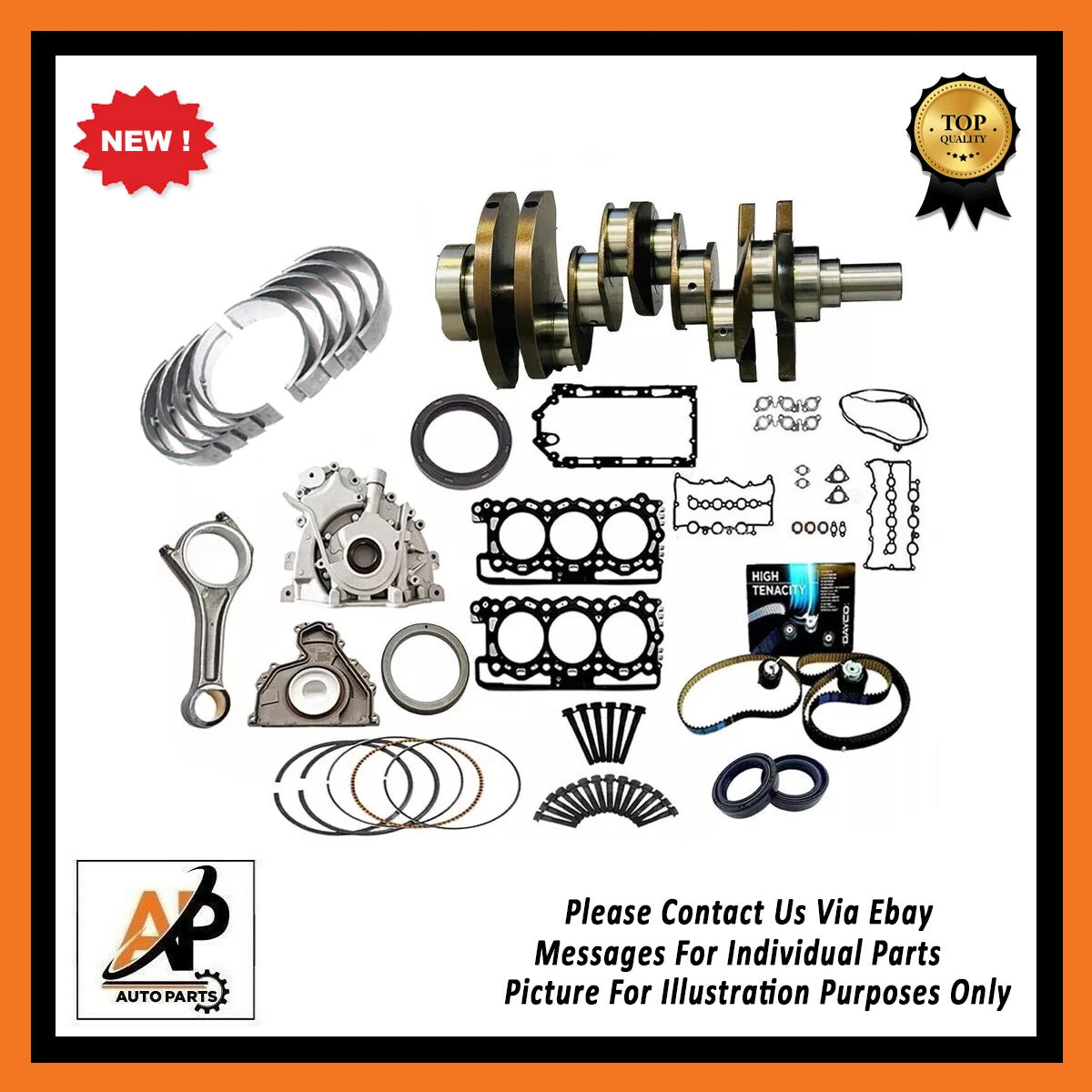 Crankshaft Engine Rebuild Kit for Land Rover Range Rover 3.0 TDV6 (2002–2012)