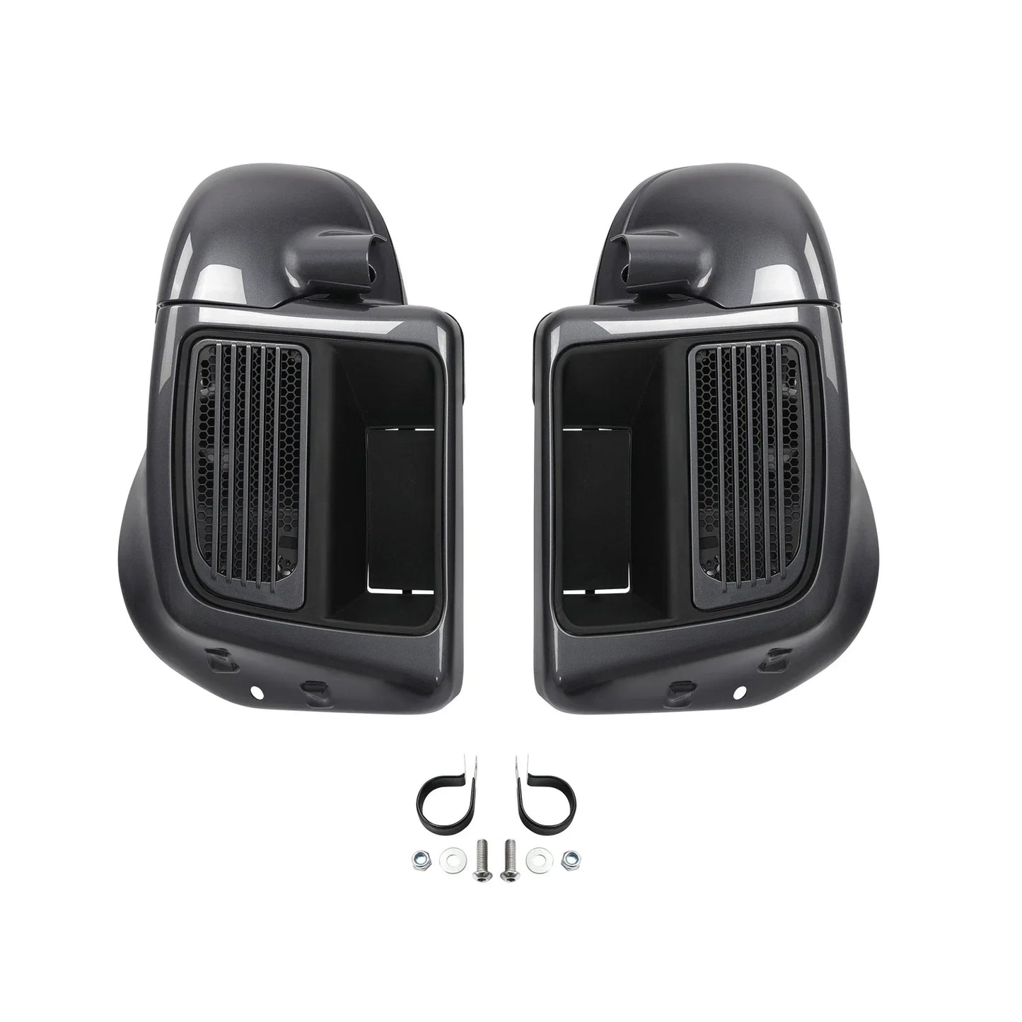 Vented Fairings for Harley Electra Glide 2014-2023 Gauntlet Gray Metallic