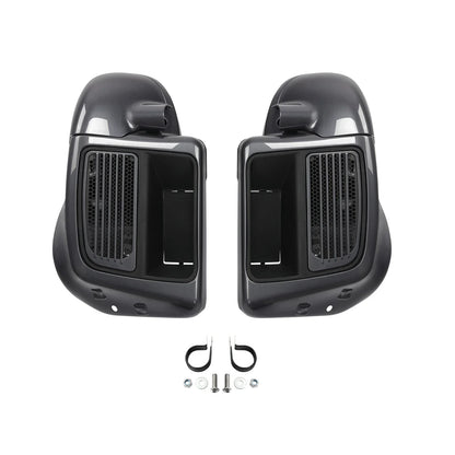 Vented Fairings for Harley Electra Glide 2014-2023 Gauntlet Gray Metallic