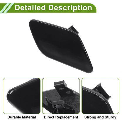 Washer Nozzle Cover for Porsche Cayenne 92A 2015-2017 Black