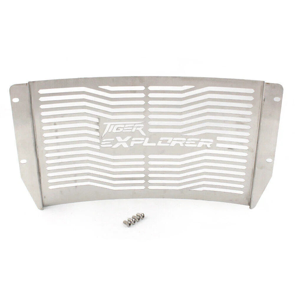 CNC Radiator Guard Protector Silver Grill Cover for TIGER 1200 EXPLORER (2012-2017)