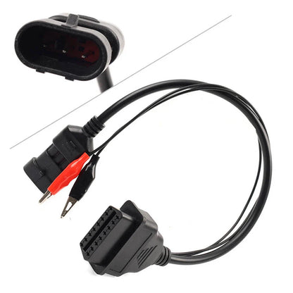 3 Pin to 16 Pin OBD2 Diagnostic Cable Adapter for Cfmoto Motorcycle