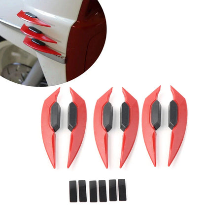 Red Fairing Winglets Side Spoiler Deflector Air Wing for Universal Motorcycle